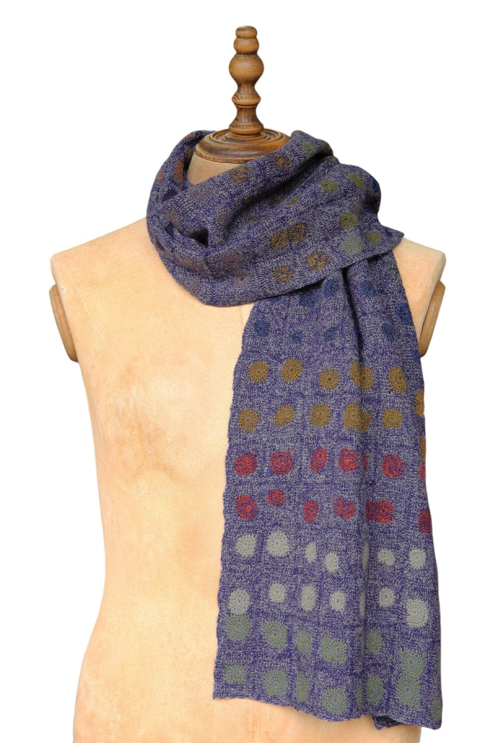 Sophie Digard Dot Carbrouilla Scarf Ink