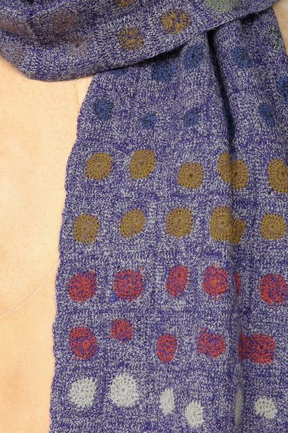 Sophie Digard Dot Carbrouilla Scarf Ink