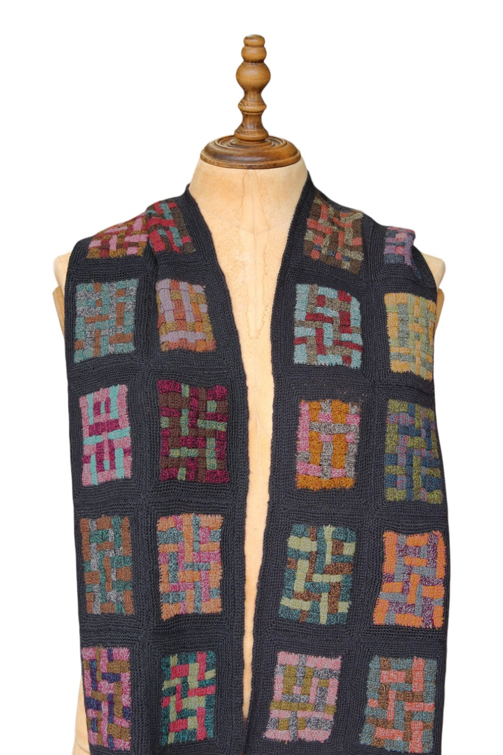 Sophie Digard Checkerboard Scarf