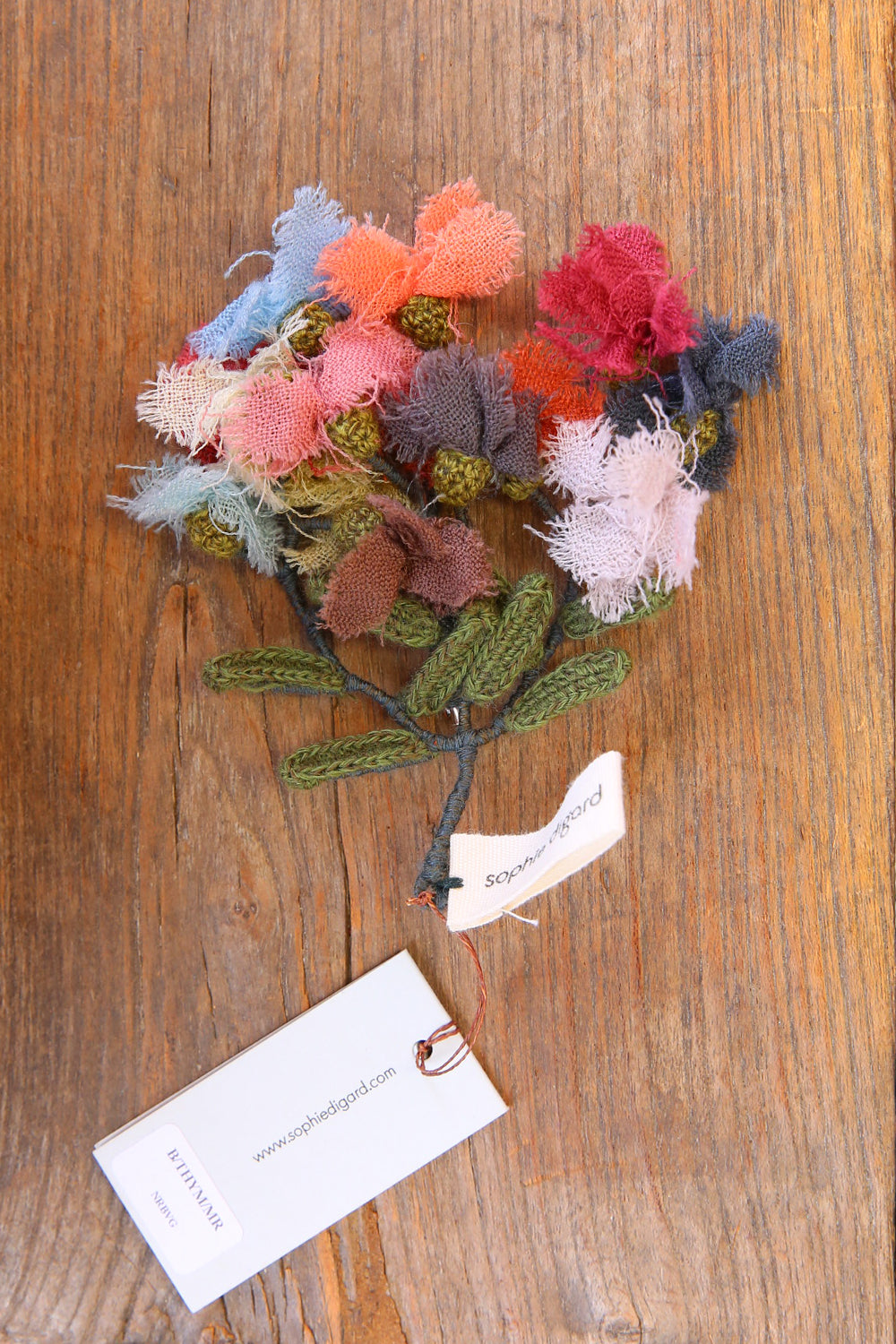 Sophie Digard Feuille De Thym Brooch