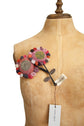 SOPHIE DIGARD TWIN FLORAL BROOCH MULTI