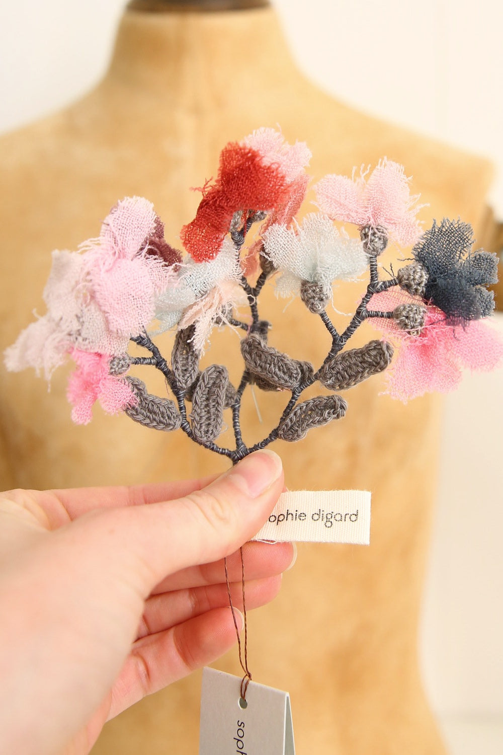 SOPHIE DIGARD POSY BROOCH MULTI