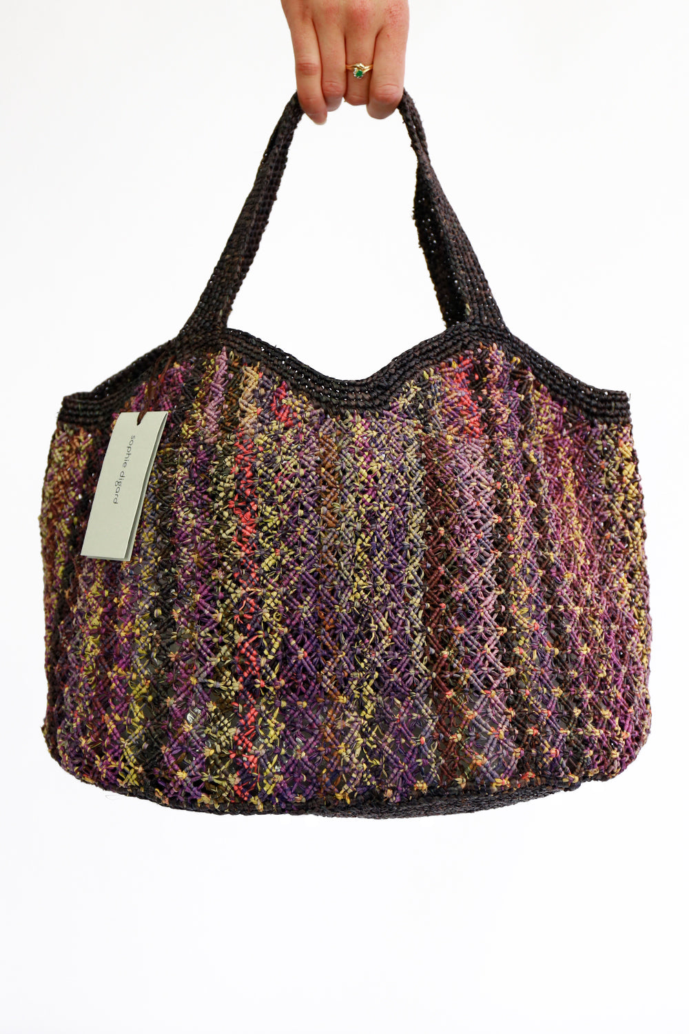 Sophie Digard Amirai Raffia Bag Ink