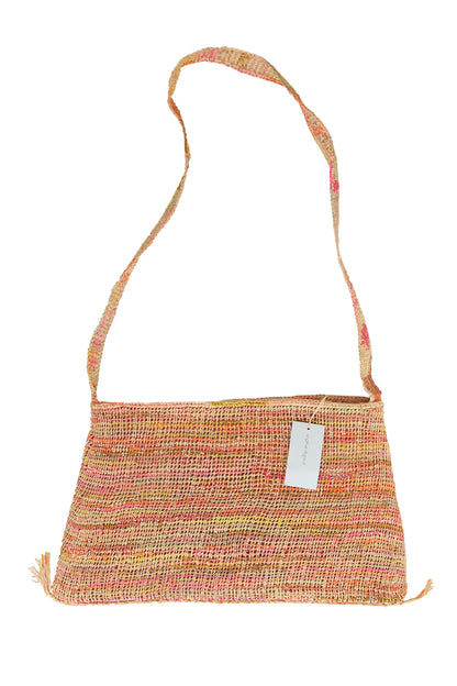 SOPHIE DIGARD MACRAME RAFFIA CROSSBODY BAG