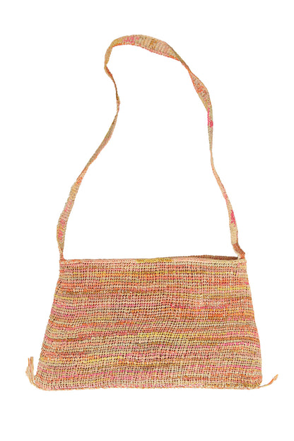 SOPHIE DIGARD MACRAME RAFFIA CROSSBODY BAG