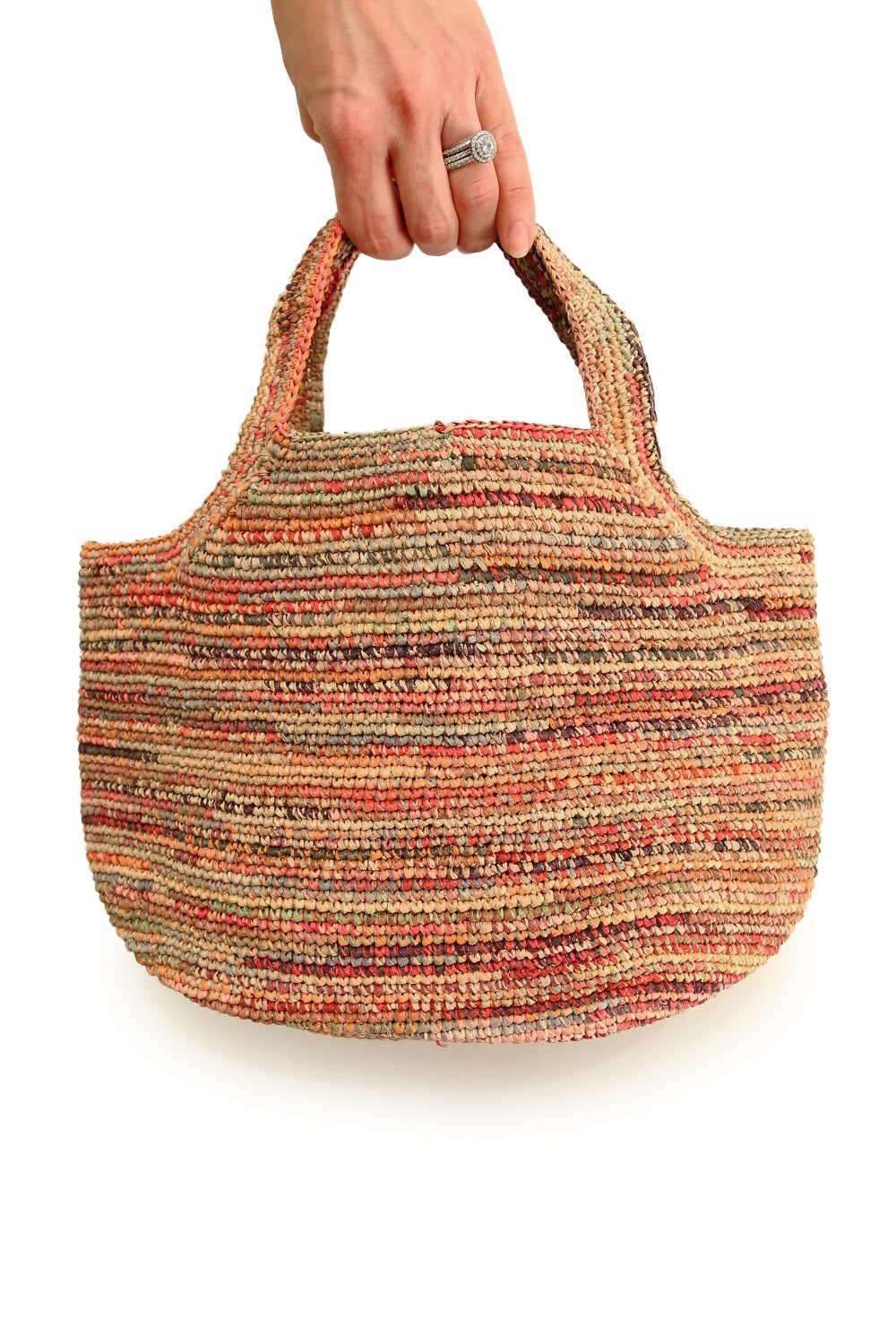 Sophie Digard Small Raffia Bag Multi