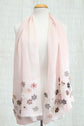 SOPHIE DIGARD CALAMINE FOSSILES CROCHET LINEN SCARF