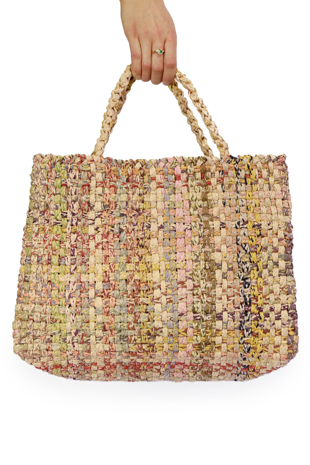 Sophie Digard Raffia Bag Pollen Multi