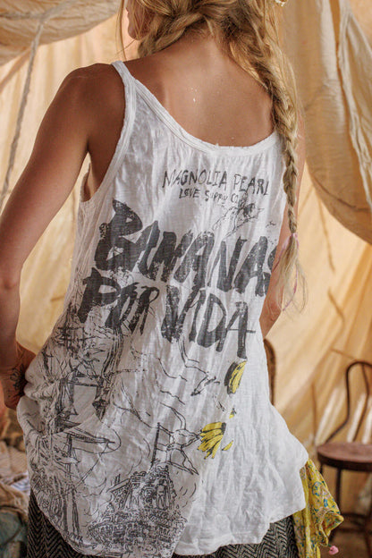 **PO** Magnolia Pearl Bananas Por Vida Lana Tank 423 True