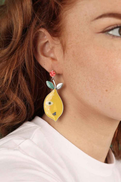 TARATATA STUD EARRINGS SMOOTHIE LEMON