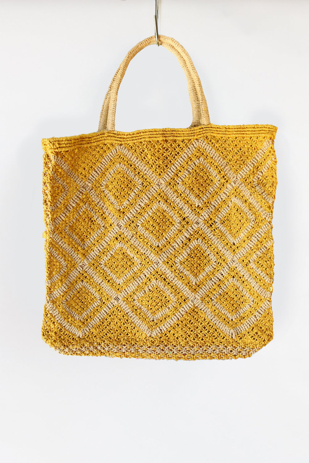 THE JACKSONS LONDON INGRID BAG YELLOW LARGE