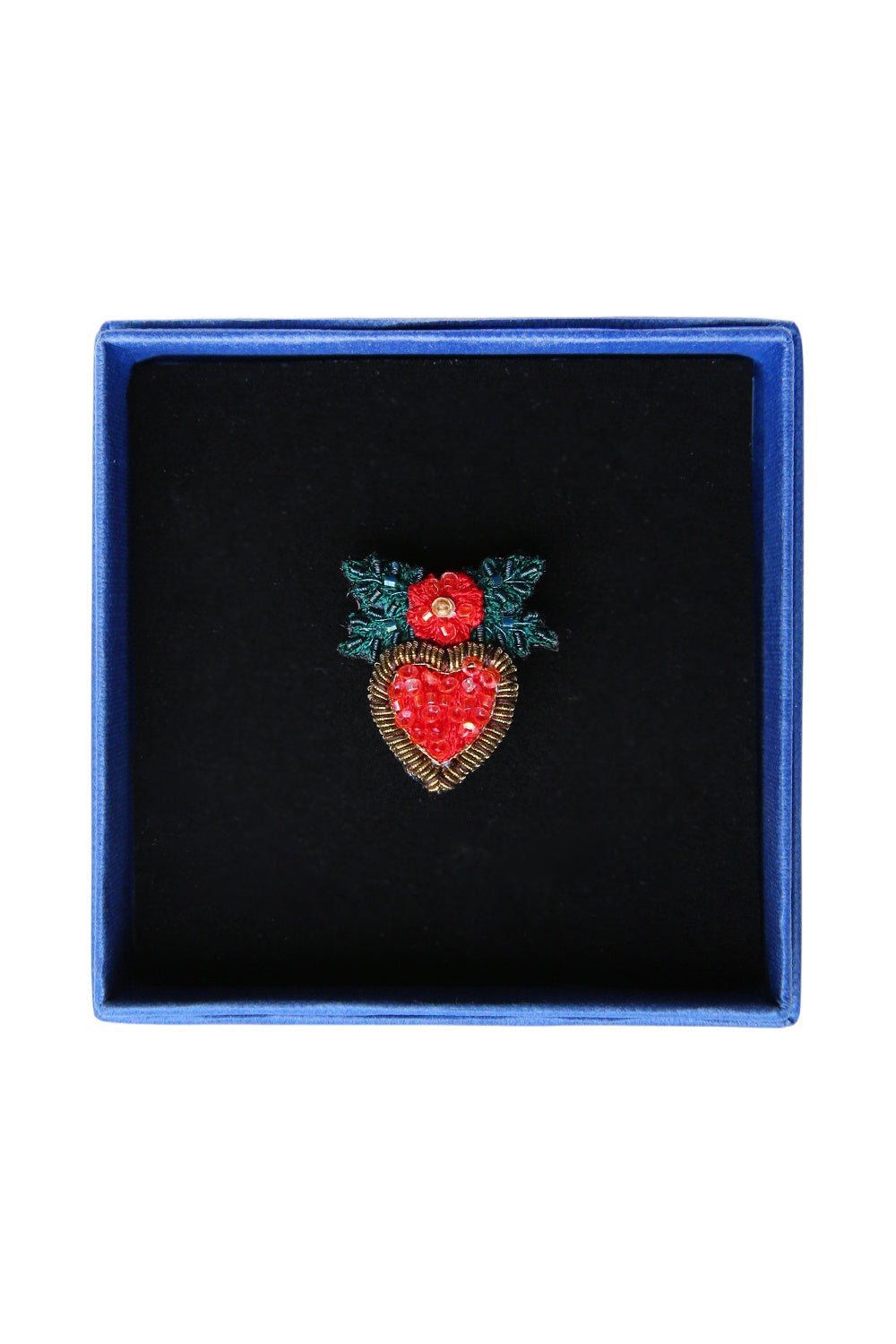 Trovelore Holly Heart Brooch