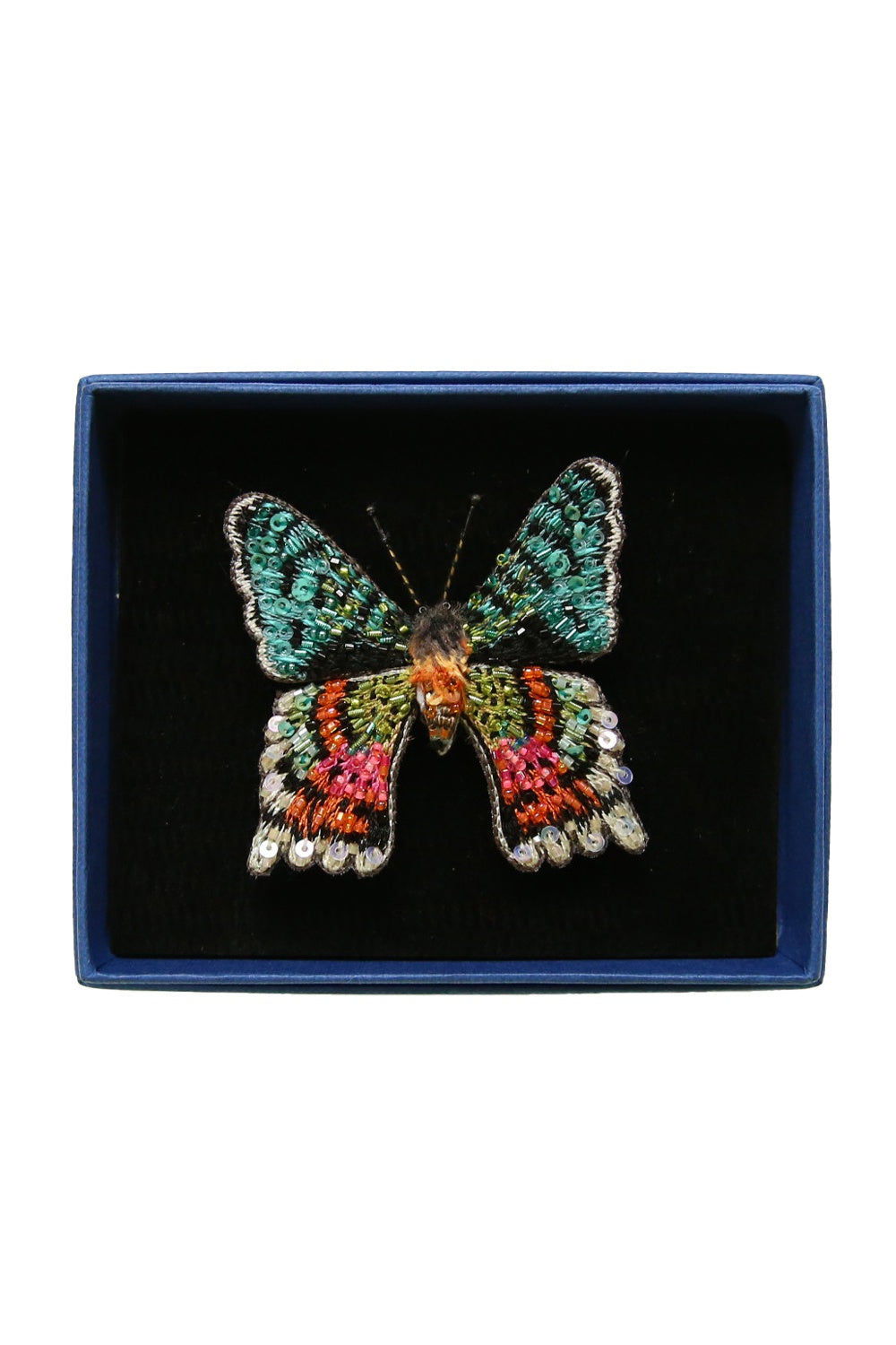 TROVELORE MADAGASGAR SUNSET MOTH BROOCH