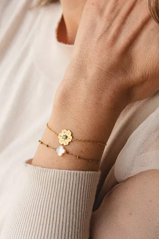 ZAG BIJOUX FLORALETTE FINE GOLD BRACELET