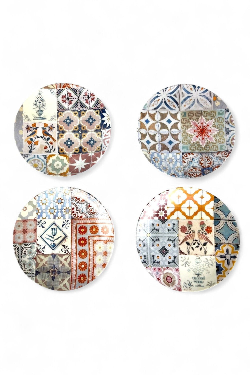 ANNA CHANDLER DESSERT PLATE SET TANGIERS