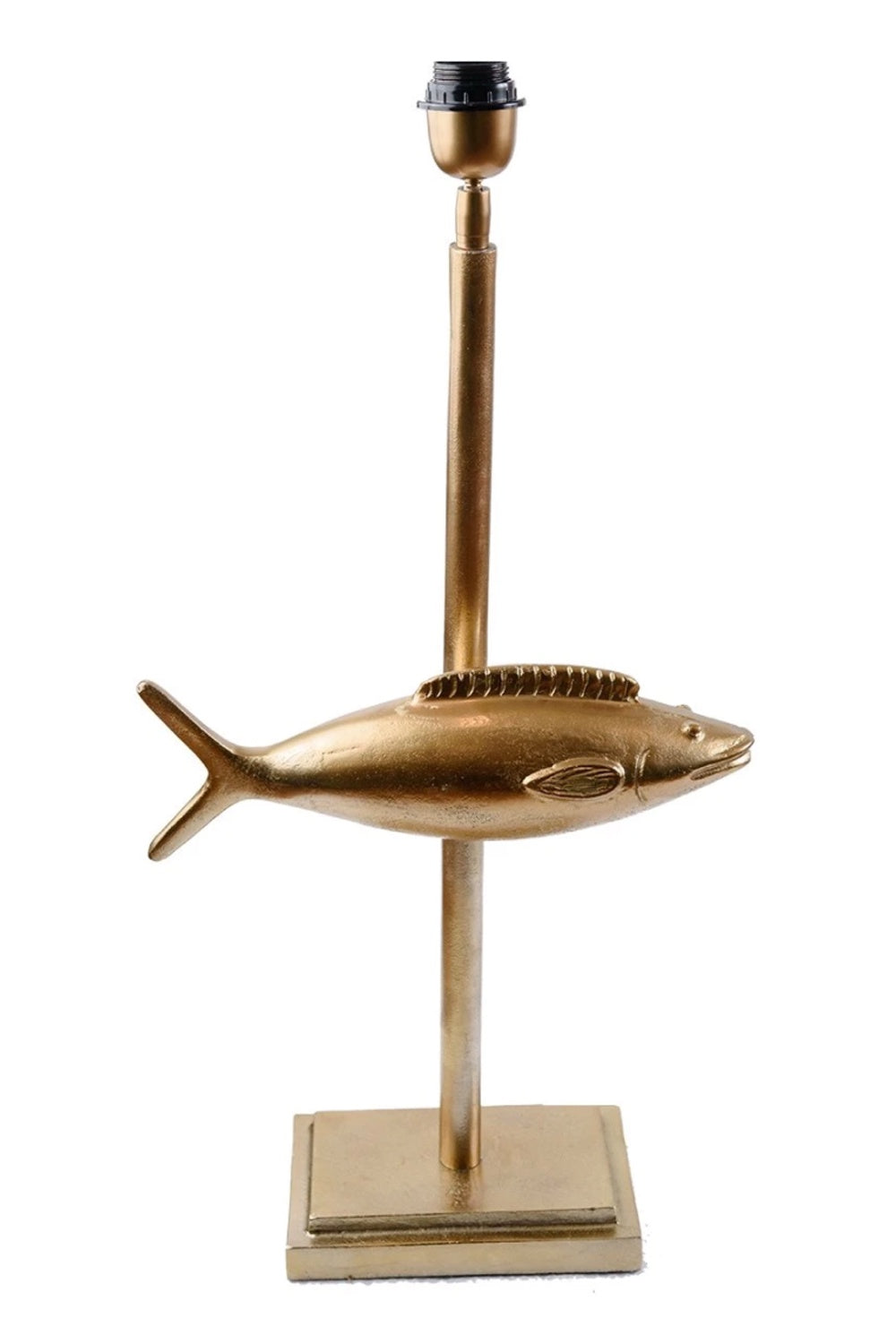 RUBY STAR TRADER FISH LAMP BASE NEW BRONZE