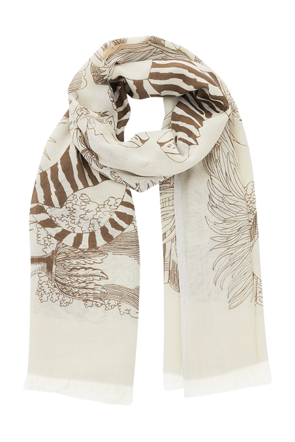 INOUITOOSH PETRICHOR SCARF NATURAL