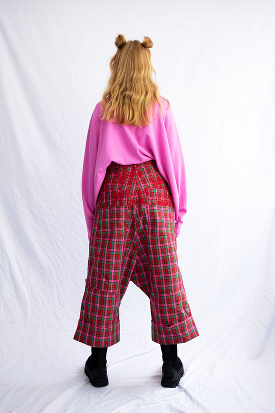 RUNDHOLZ MAINLINE CANDY EMBRO WIDE LEG TROUSER