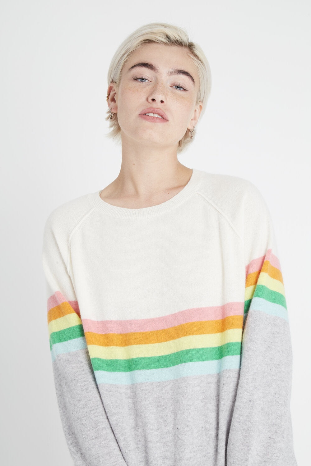 JUMPER 1234 RAINBOW JUMPER CREAM