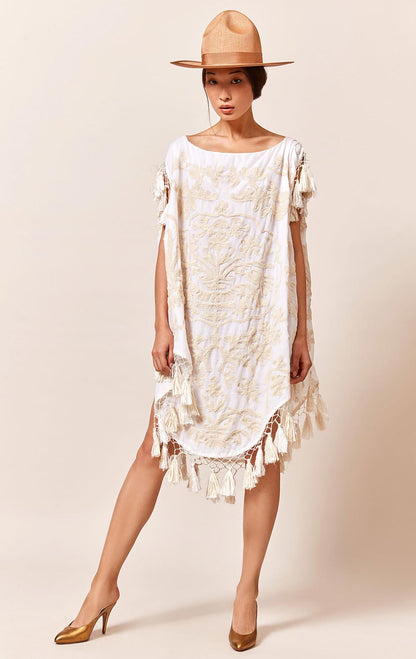 MES DEMOISELLES BORA-BORA IVORY PONCHO