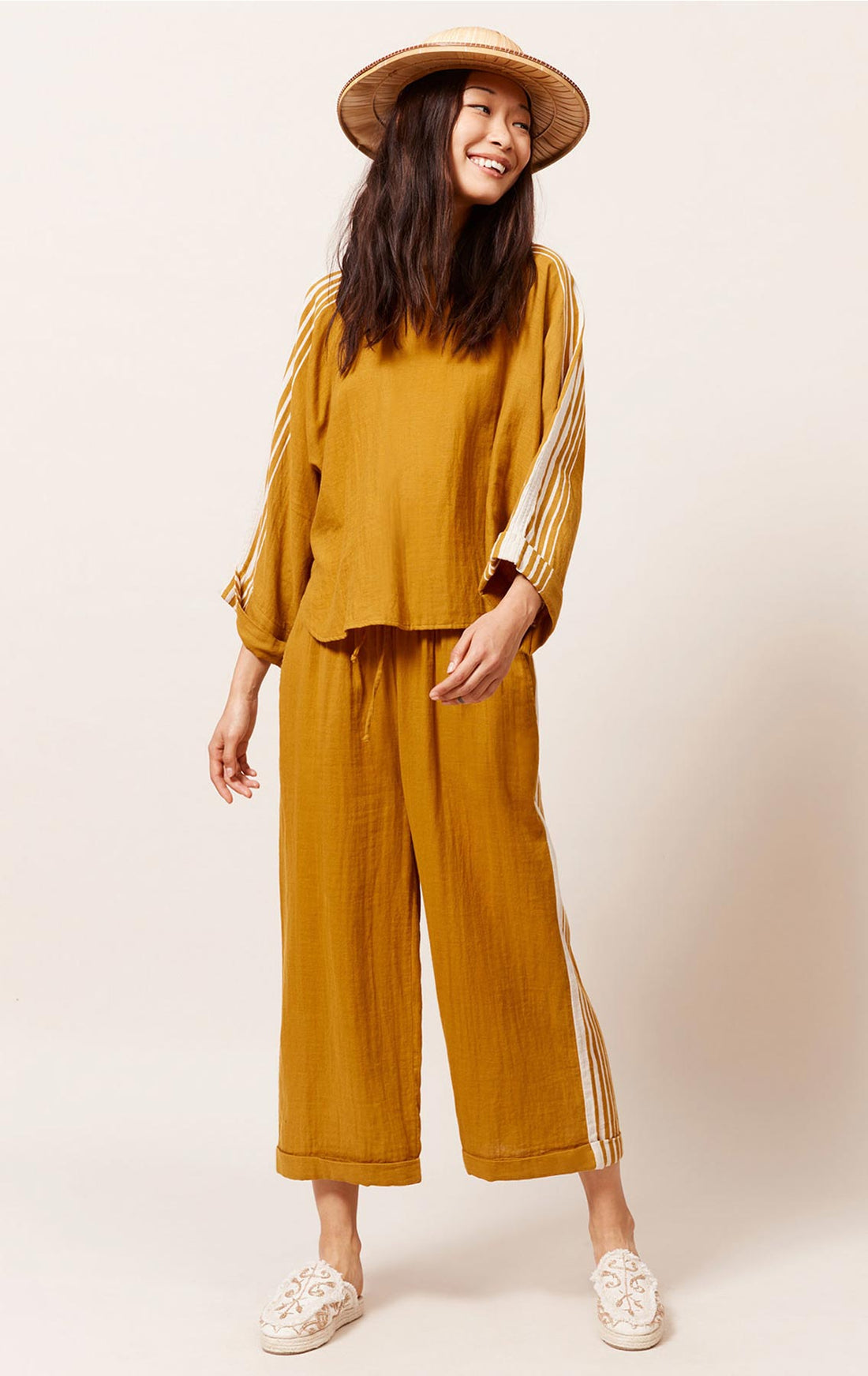 MES DEMOISELLES ADIDANEY OCRE PANT