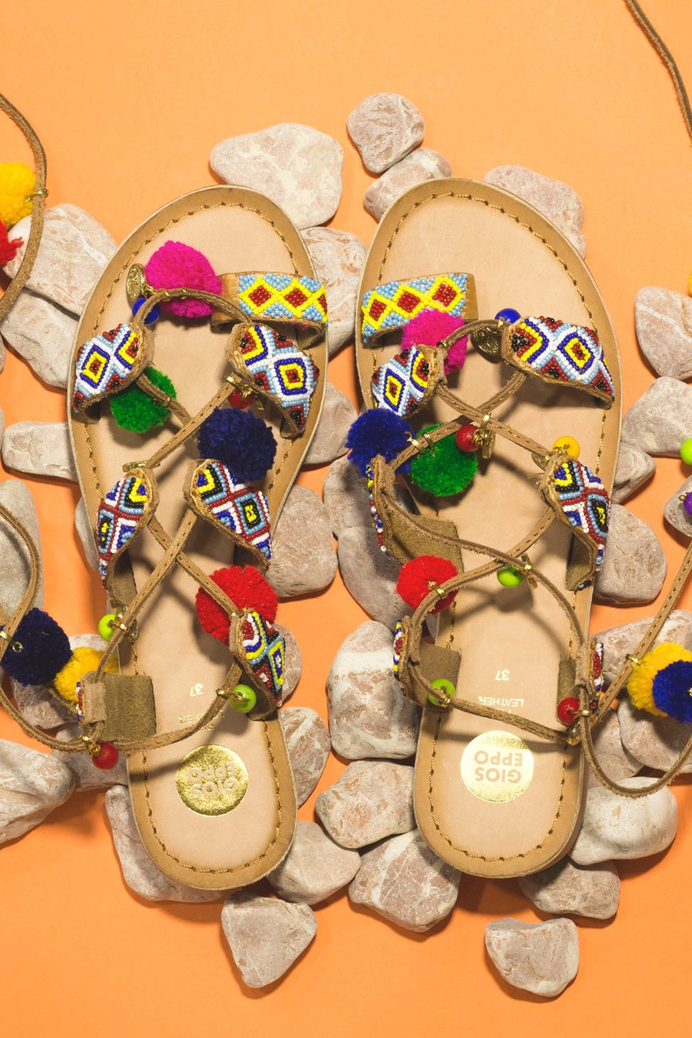 GIOSEPPO OMAHAS MULTI-COLOUR SANDAL