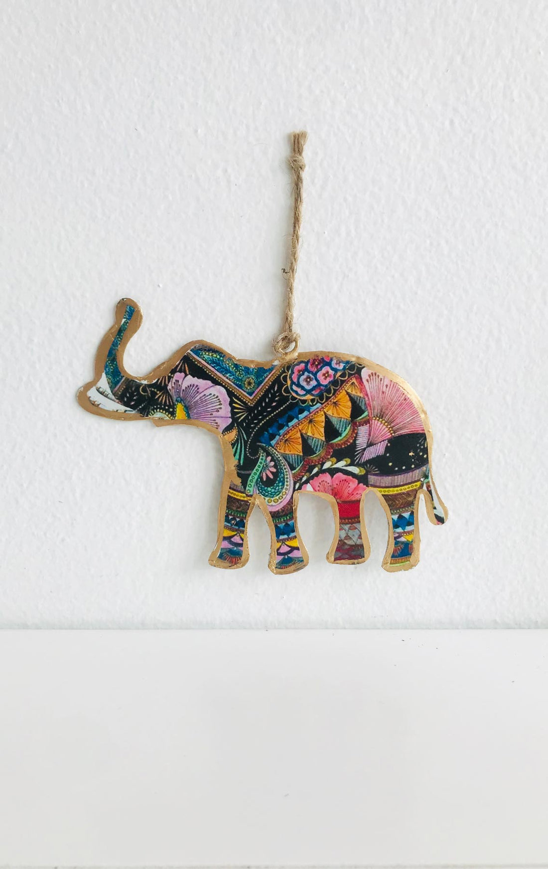 RUBY STAR TRADERS PSYCHEDELIC ELEPHANT DECORATION