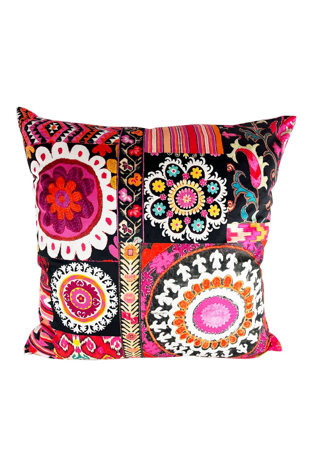ANNA CHANDLER VELVET SQUARE CUSHION KARABAGH