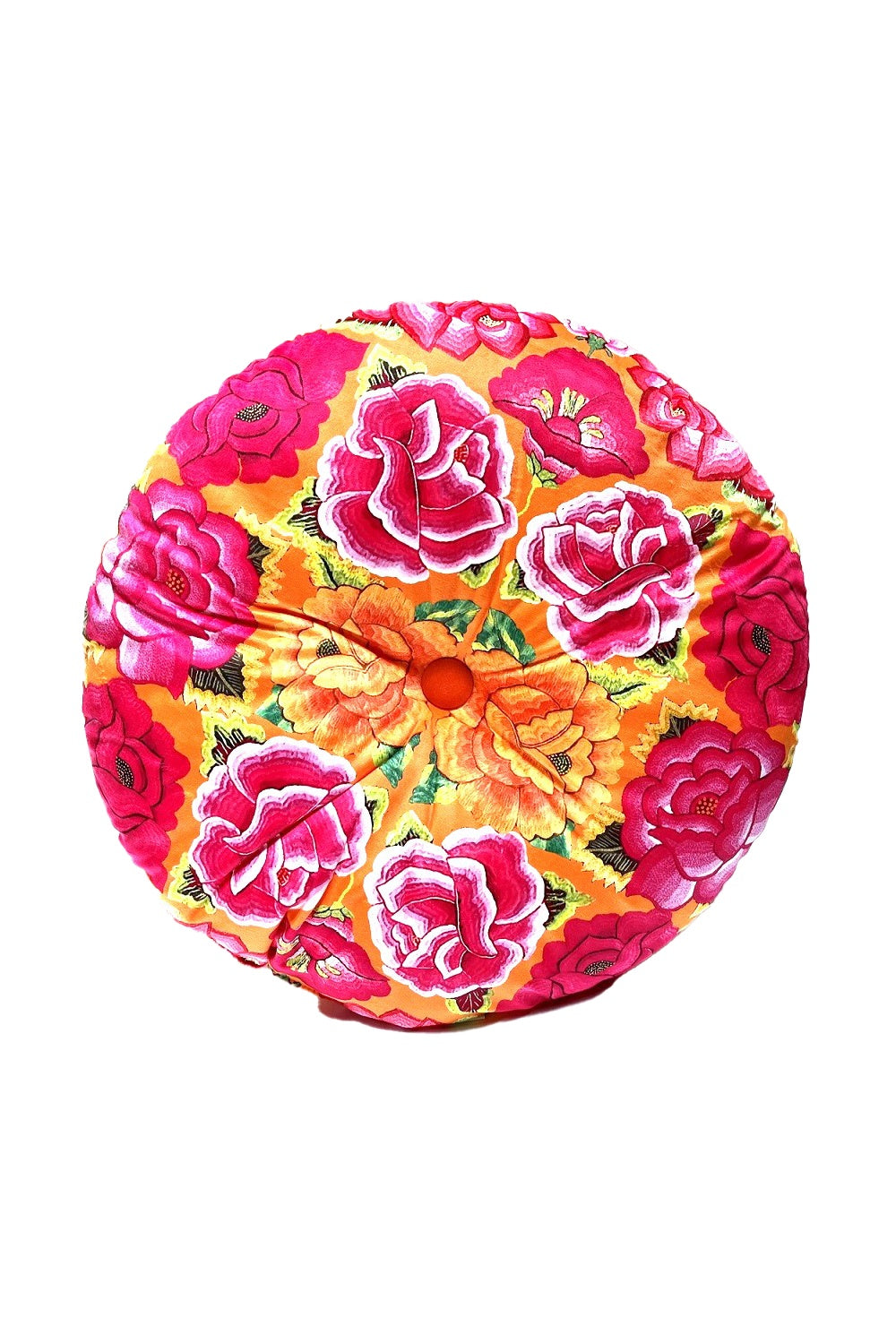 ANNA CHANDLER VELVET ROUND CUSHION MEXICANA Moore Design Collective