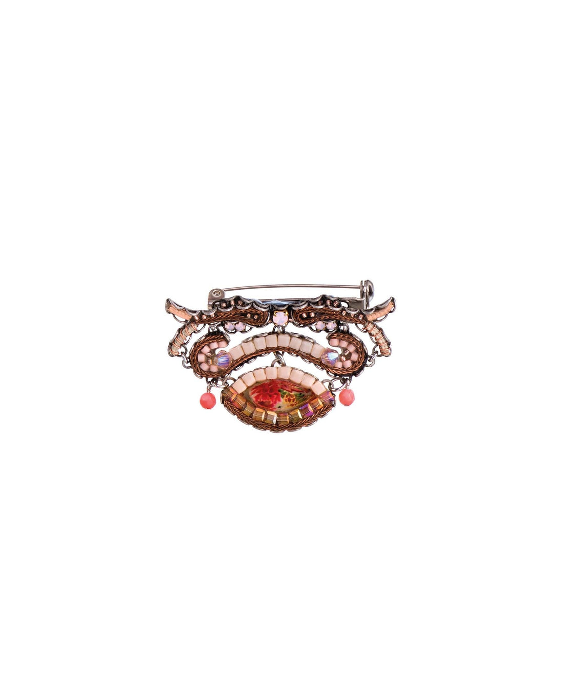 AYALA BAR LOOPY RIGEL BROOCH PEACH
