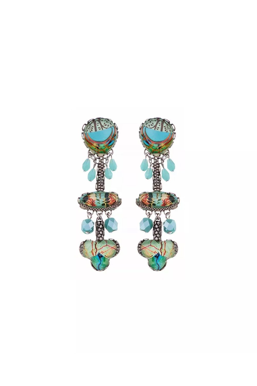 AYALA BAR CLOVER BLOOMS ADINTUM EARRING