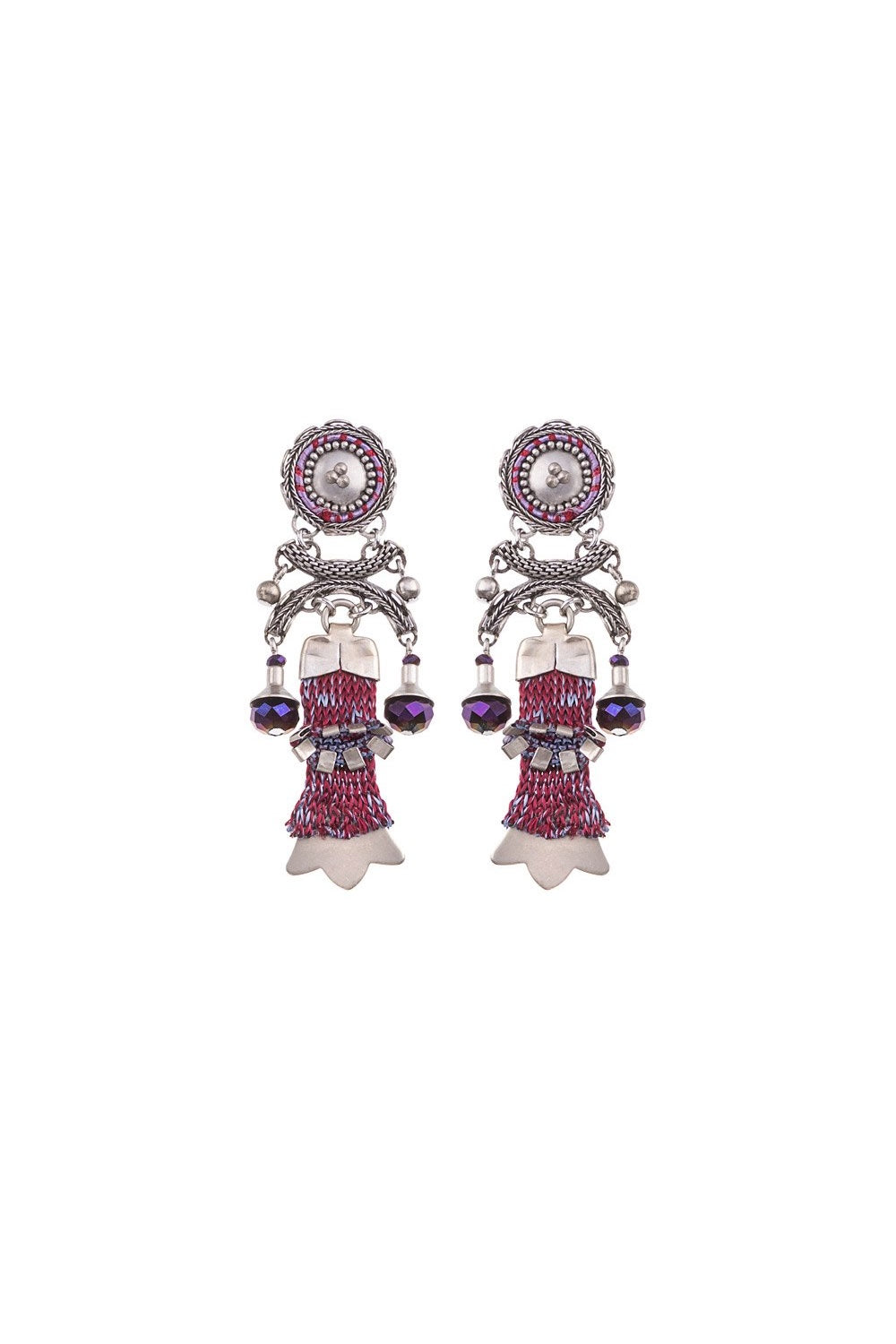 AYALA BAR H1615 EARRINGS PURPLE