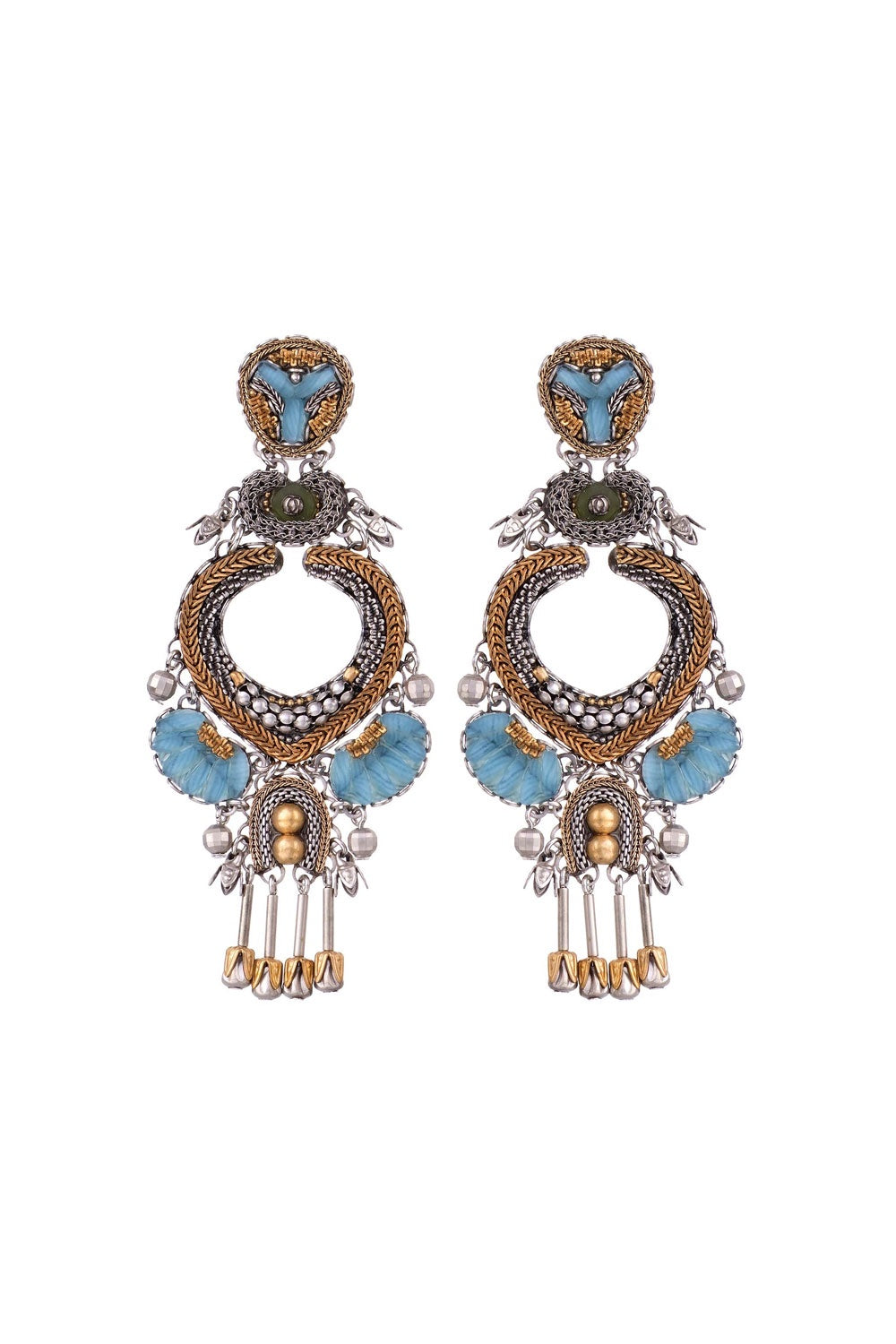 AYALA BAR ANDROMEDA MENKIB EARRINGS GOLD/BLUE