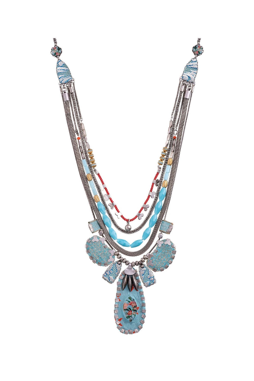 AYALA BAR SOMBRERO ROXANNE SILVER NECKLACE