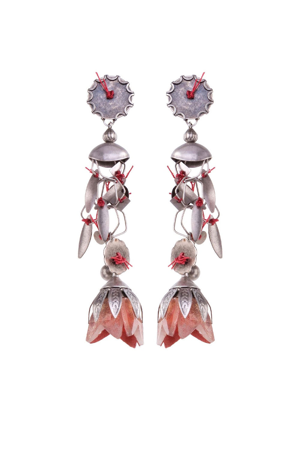 AYALA BAR GEMINI MIRACH EARRINGS RED