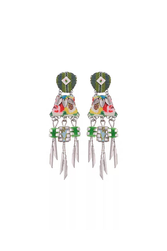 AYALA BAR TREES OF GREEN CYCAS EARRING