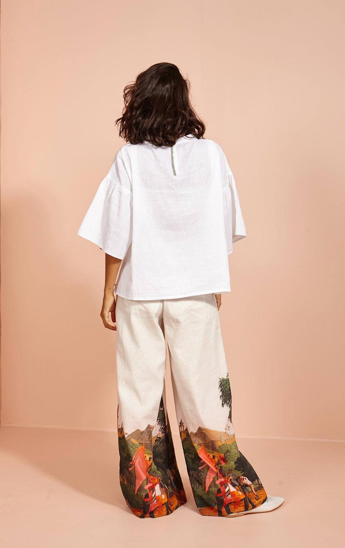BINNY DIWALI LINEN T-SHIRT