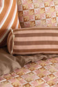 BONNIE AND NEIL QUILTED THROW CHAMOMILE PINK