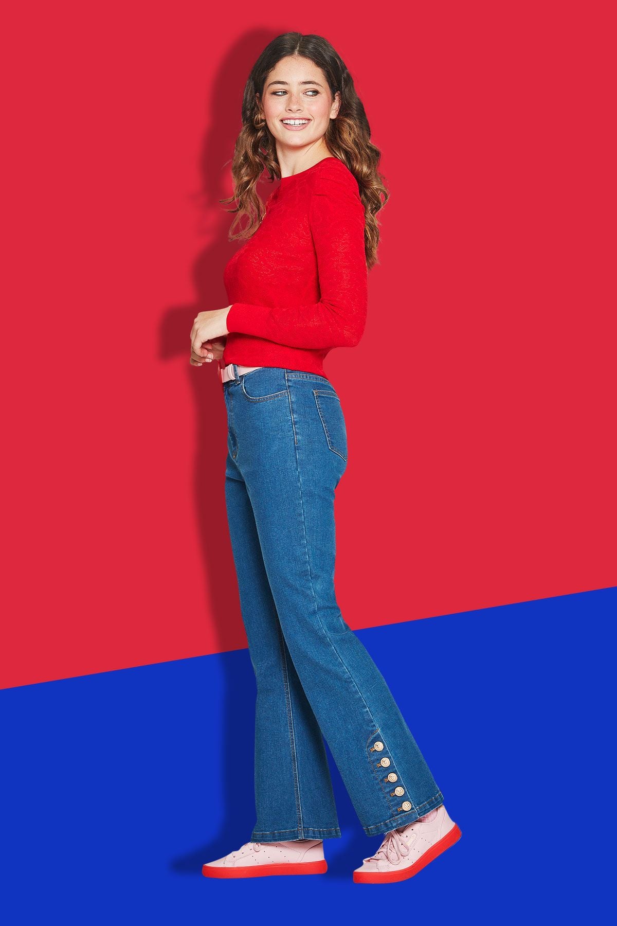 COOP BUTTON AND RUN TROUSER INDIGO