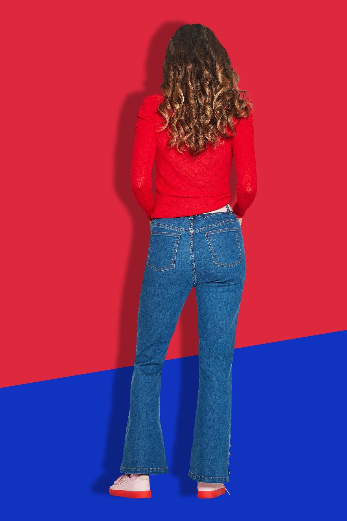 COOP BUTTON AND RUN TROUSER INDIGO