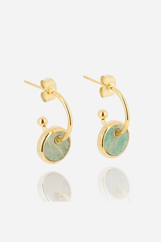 ZAG BIJOUX NACERA EARRINGS AQUA