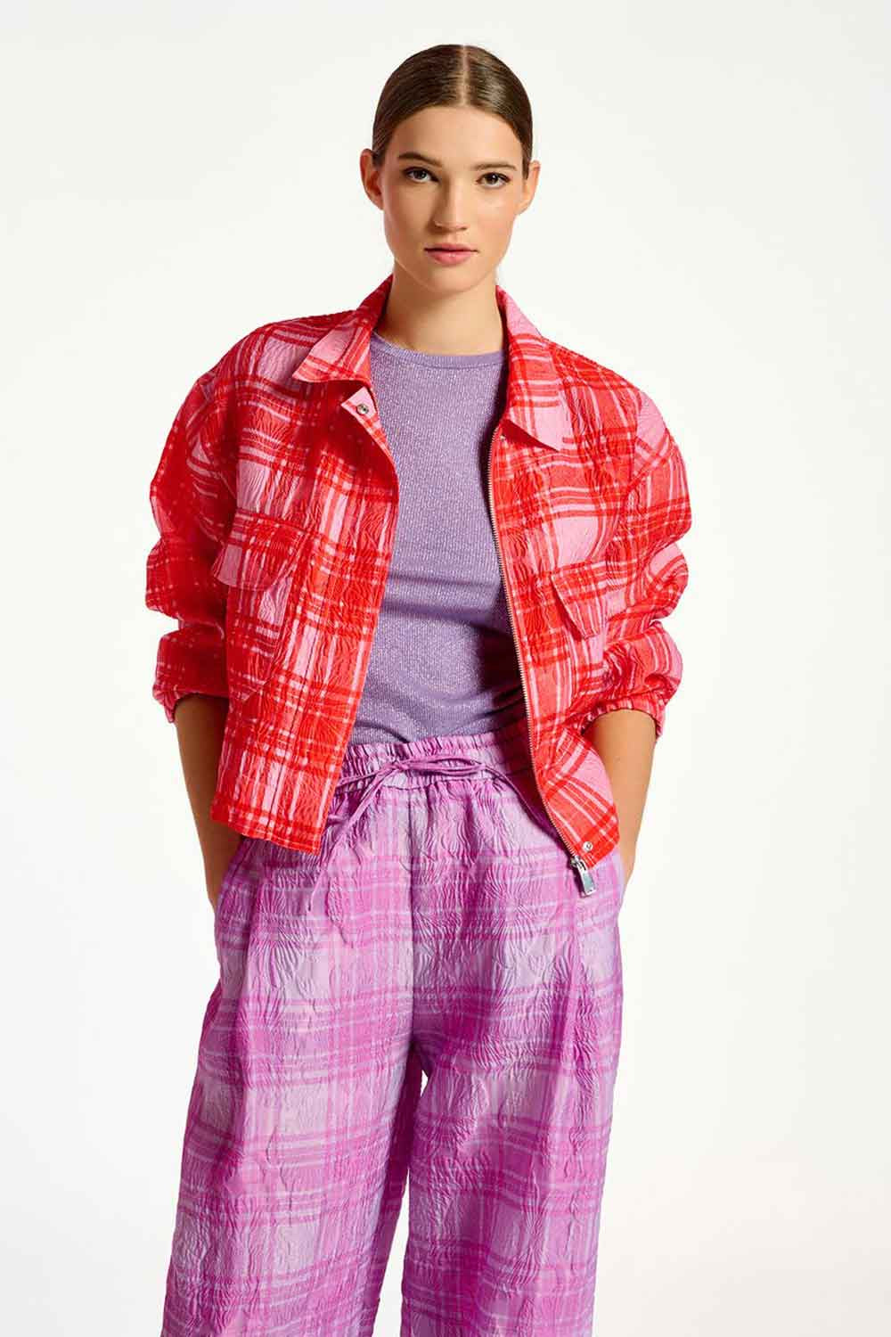 ESSENTIEL ANTWERP DUBIOUS CROPPED JACKET