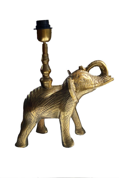 RUBY STAR TRADERS ELEPHANT MATT GOLD LAMP BASE