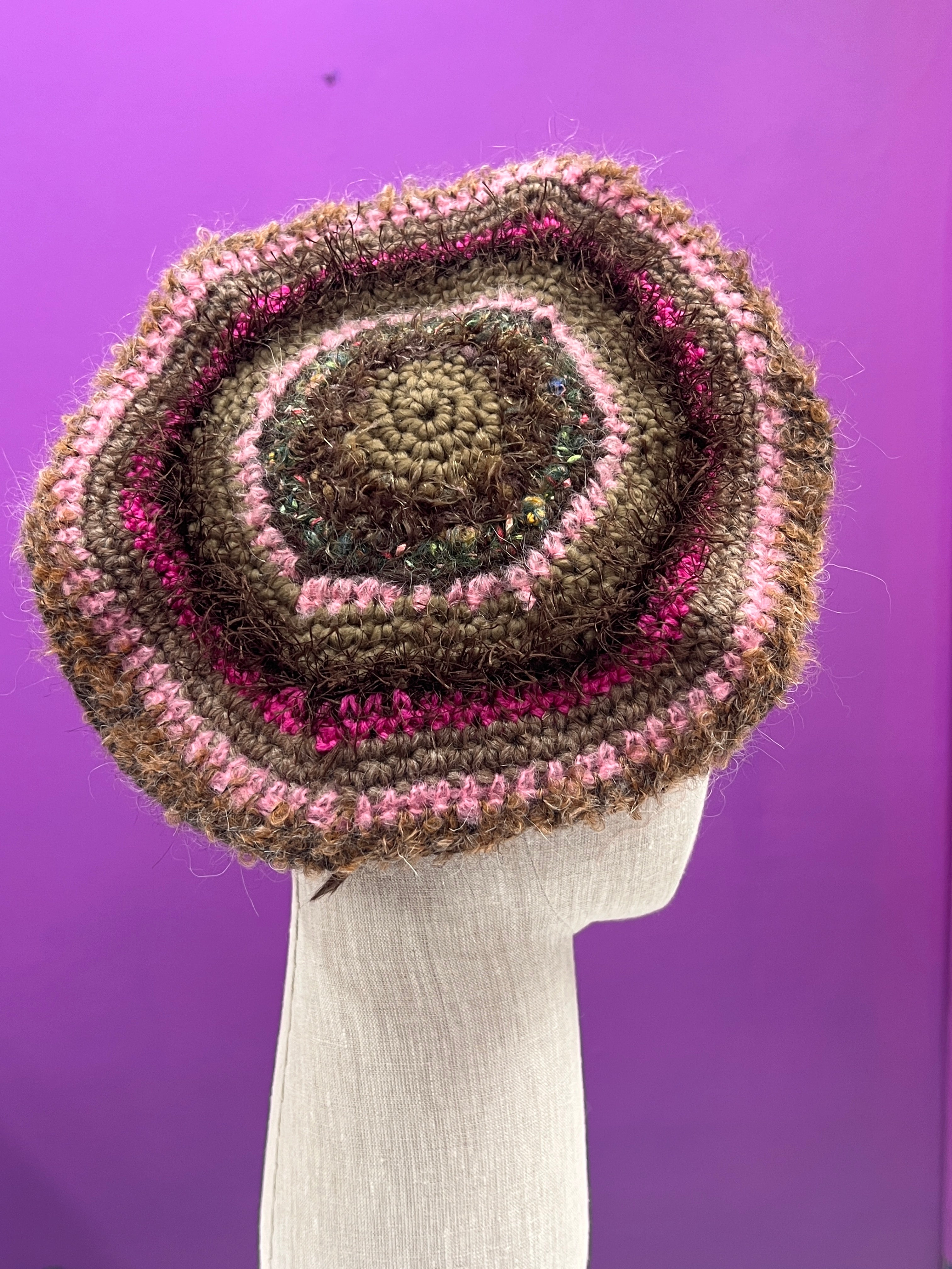 JENNIFREE DESIGNS CROCHET BERETS LARGE