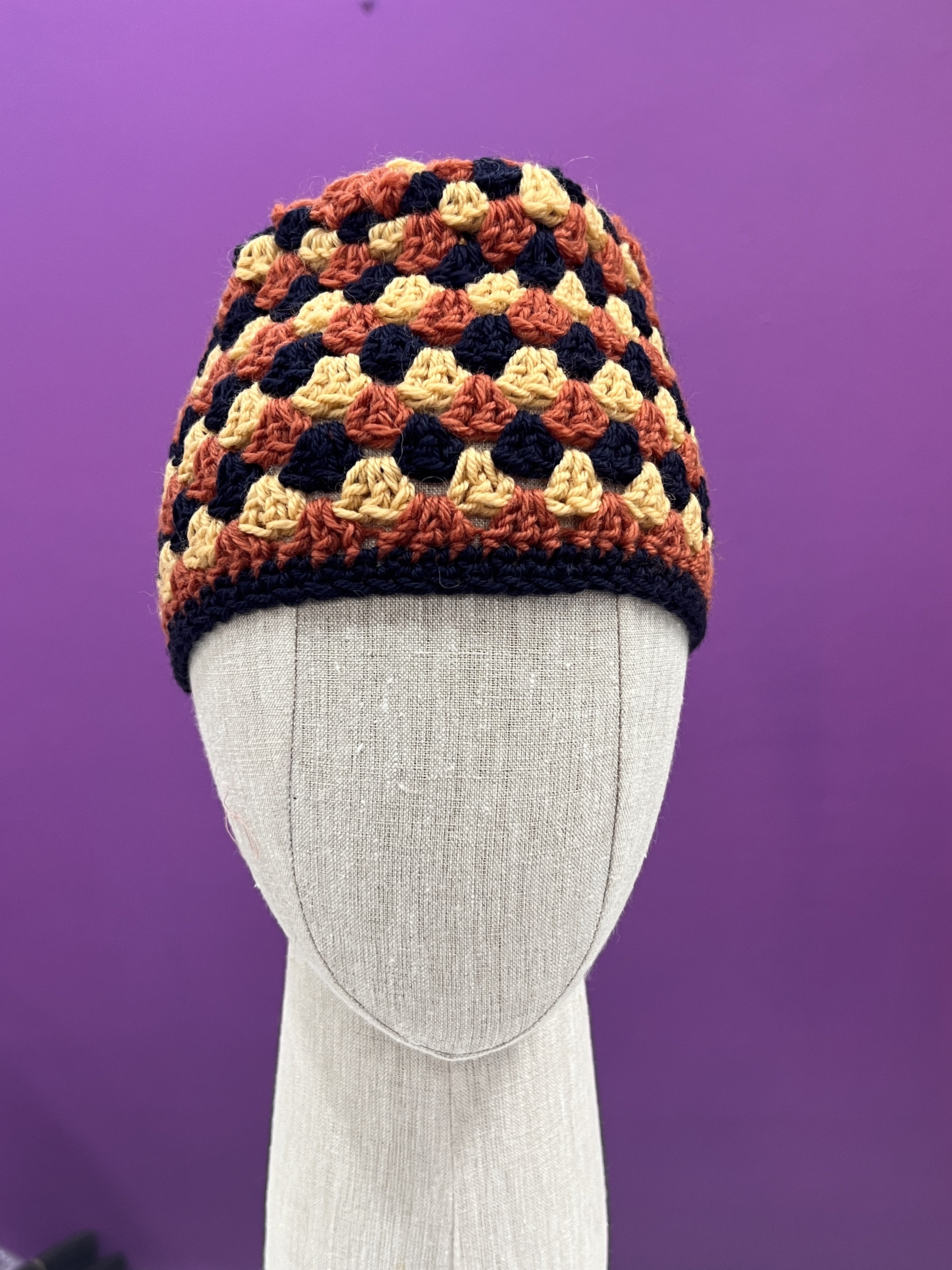 JENNIFREE DESIGNS CROCHET BEANIE ANNE SMALL