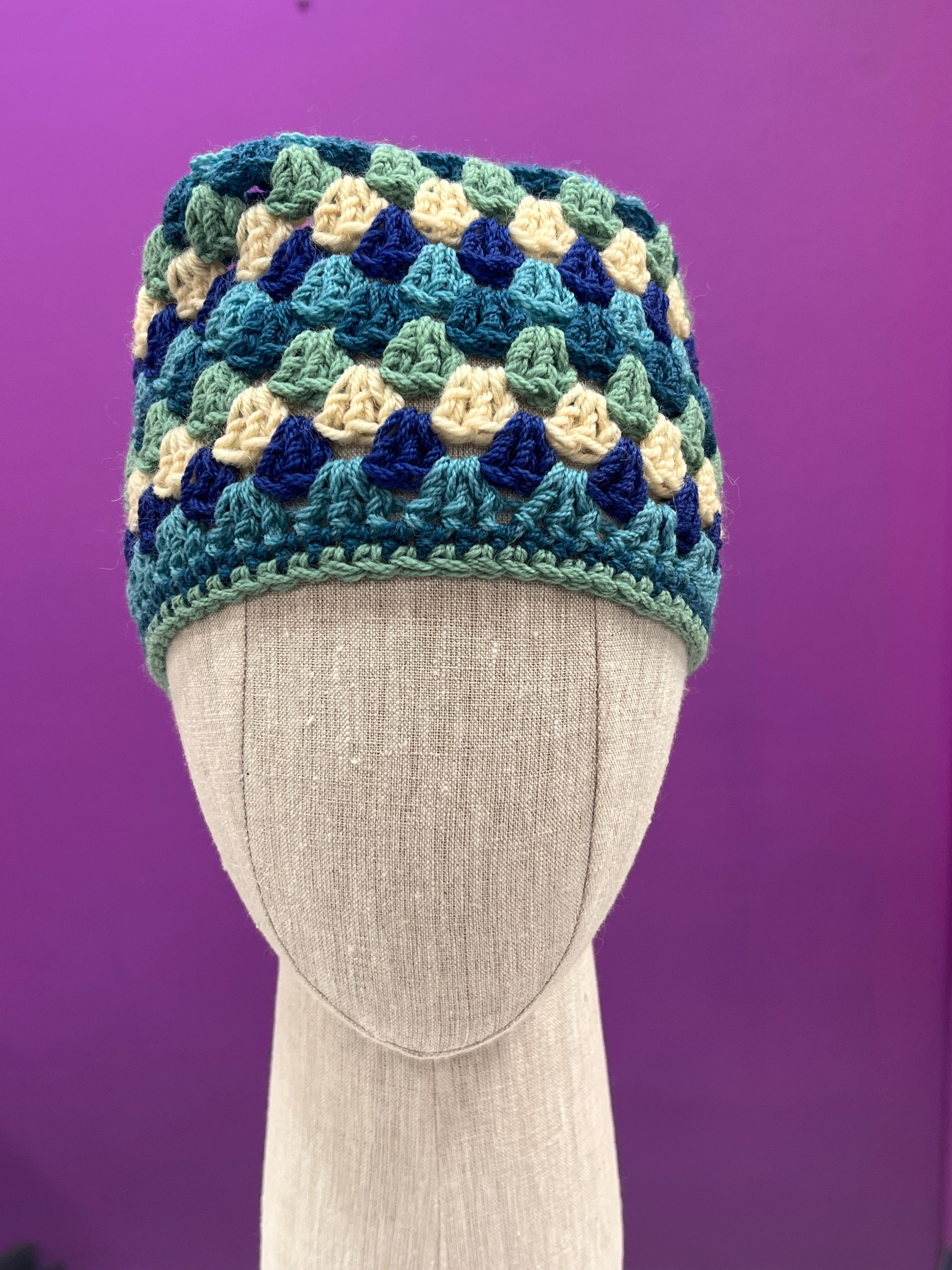 JENNIFREE DESIGNS CROCHET BEANIES MEDIUM