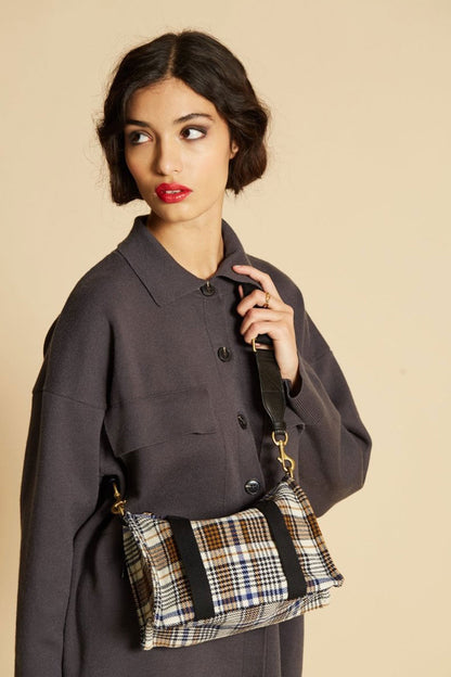 INOUI EDITIONS MINI CROSS BODY BAG NICHOLS BLACK
