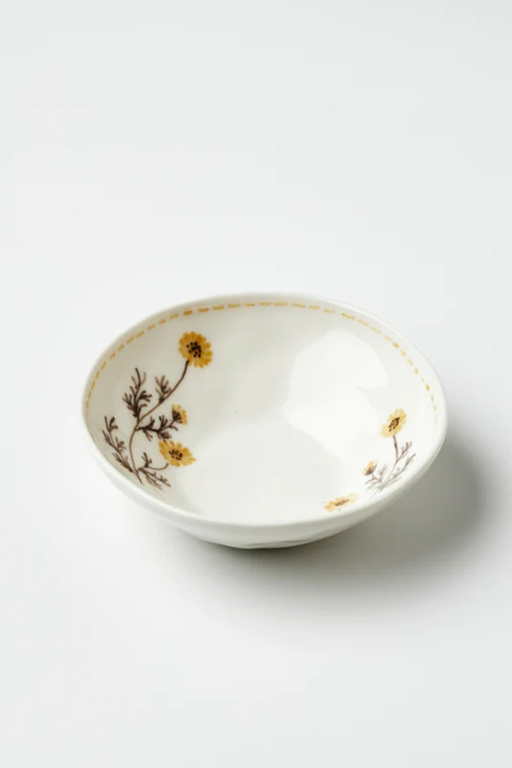 JONES &amp; CO BLOSSOM MUSTARD BOWL