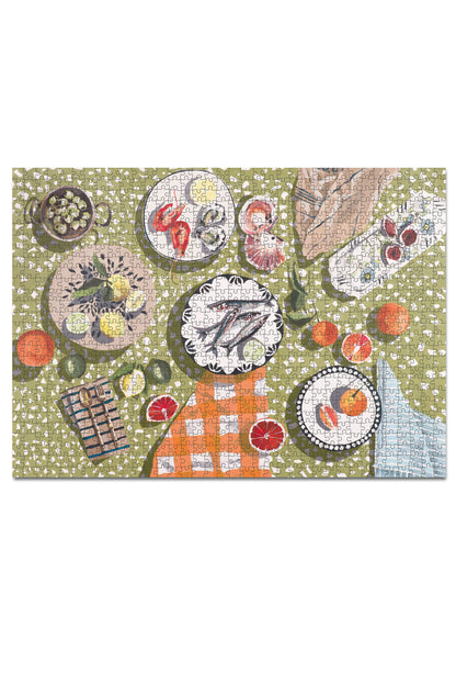 JOURNEY OF SOMETHING 1000 PIECE PUZZLE TABLE BY THE SEA