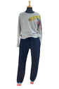 JUMPER 1234 MEXICAN WAVE JOGGERS NAVY